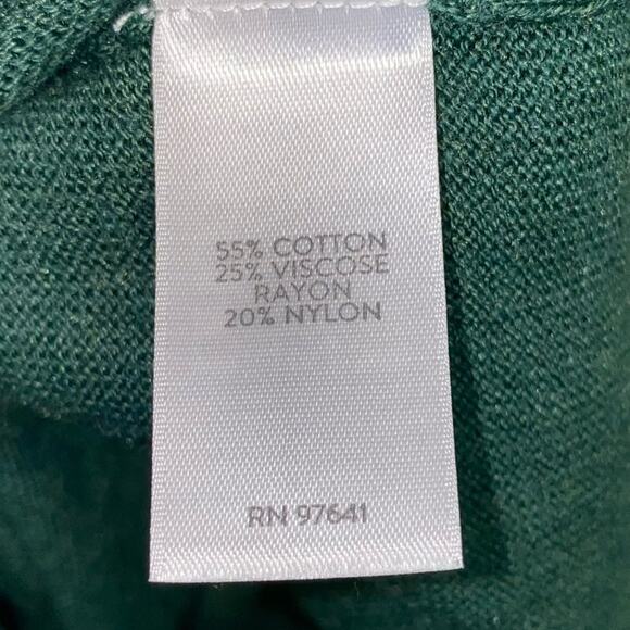 J. Jill Kale Green Tie-Dye Striped Boat-Neck Pullover Sweater Size XS - Picture 9 of 10